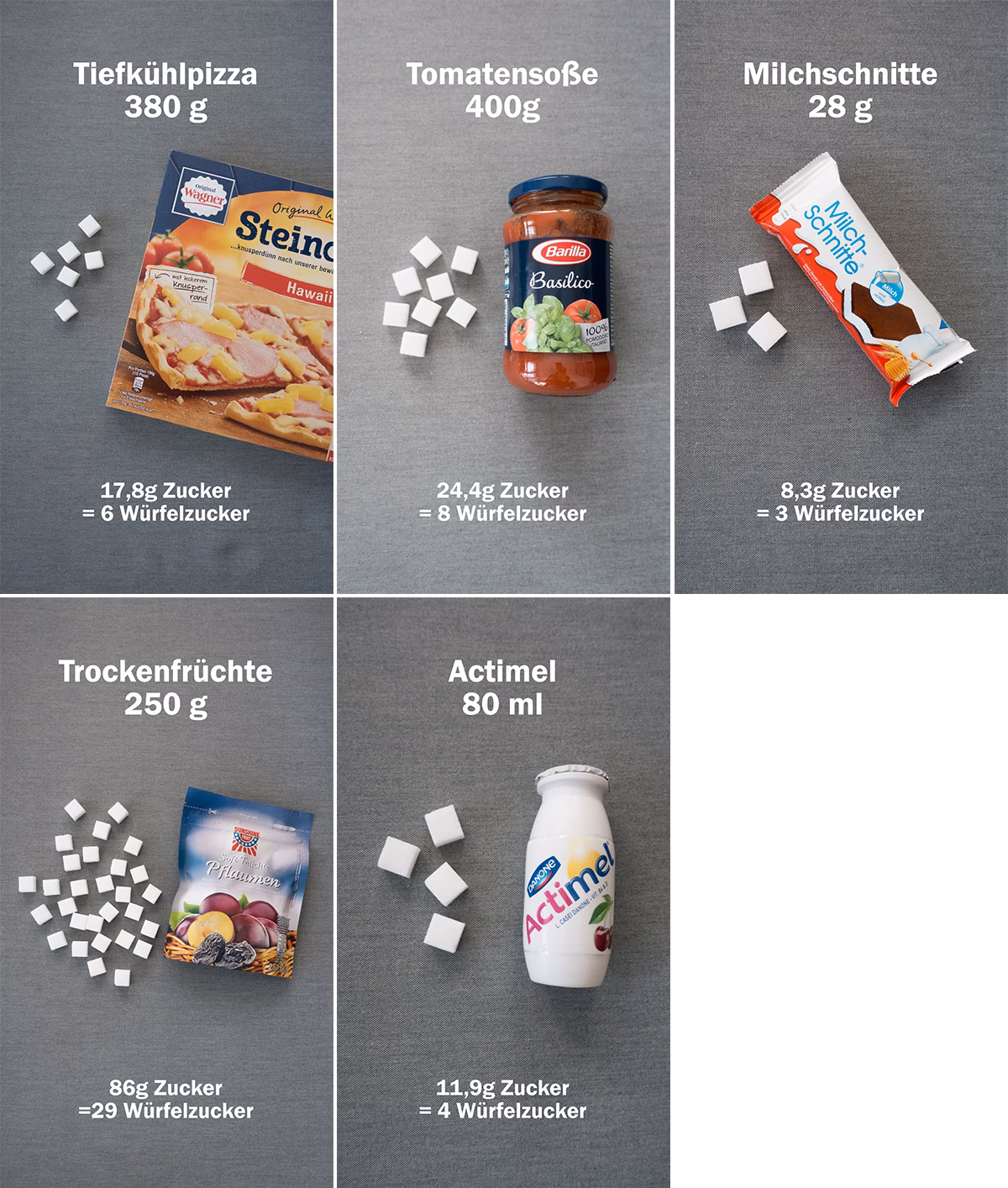 Wie viel wiegt ein Stück Würfelzucker?