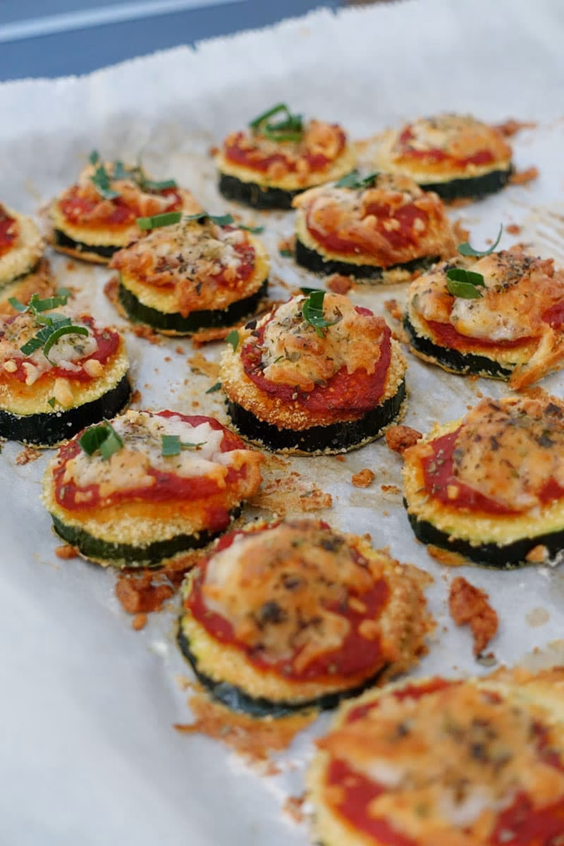 Was passt zu Zucchini Pizza?